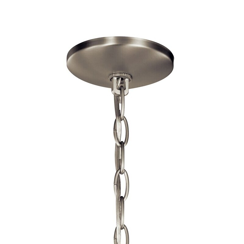 Ania 4-Light 23" Chandelier Brushed Nickel