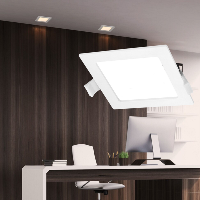 4" Easy Square Downlight 5W LED 3000K