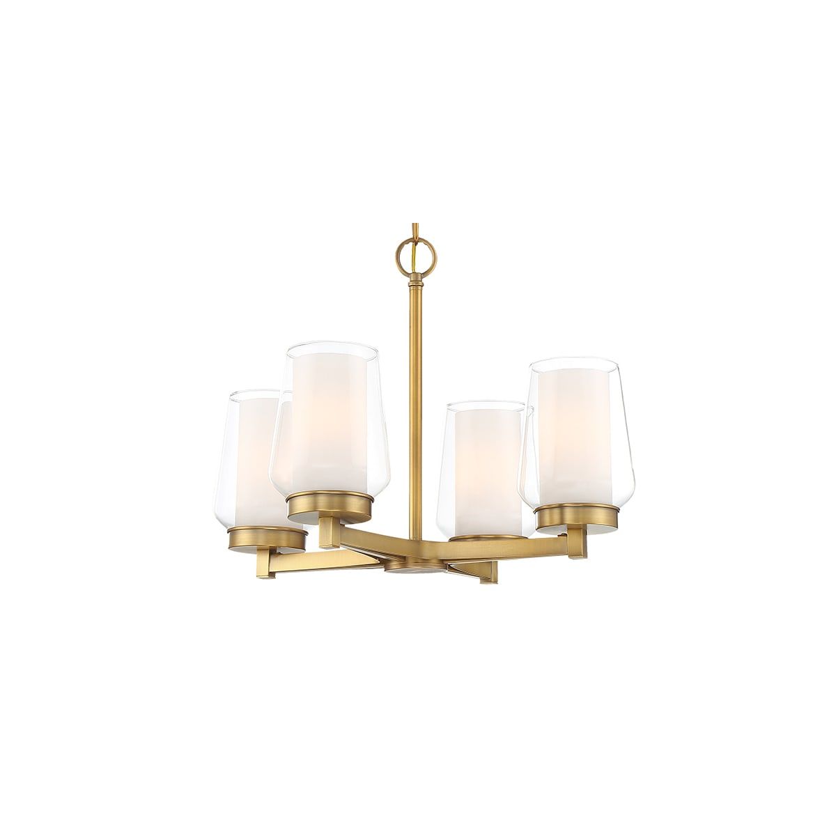 Manchester 4-Light Classy Chandelier Brass