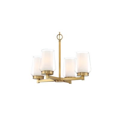 Manchester 4-Light Classy Chandelier Brass