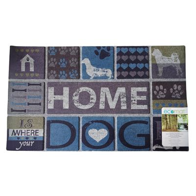 Apache Mills Sculptures Home Is Where Your Dog Door Mat - 18" X 30"