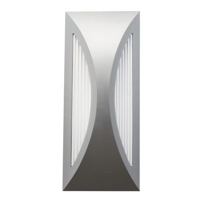 Contemporary Cesya LED Architectural Indoor/Outdoor Wall Light Platinum Finish Contemporary Cesya LED Architectural Indoor/Outdoor Wall Light Platinum Finish