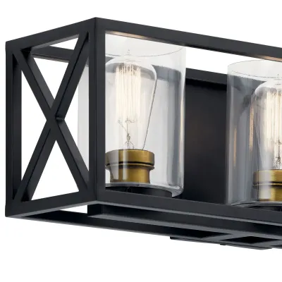 Moorgate 3-Light Vanity Black