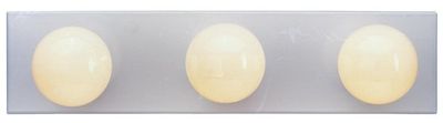 3-Light Bath Bar White