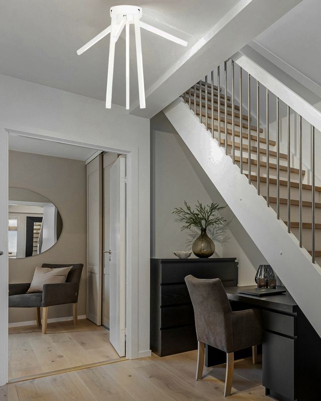 Contemporary Aeon LED Adjustable Flushmount