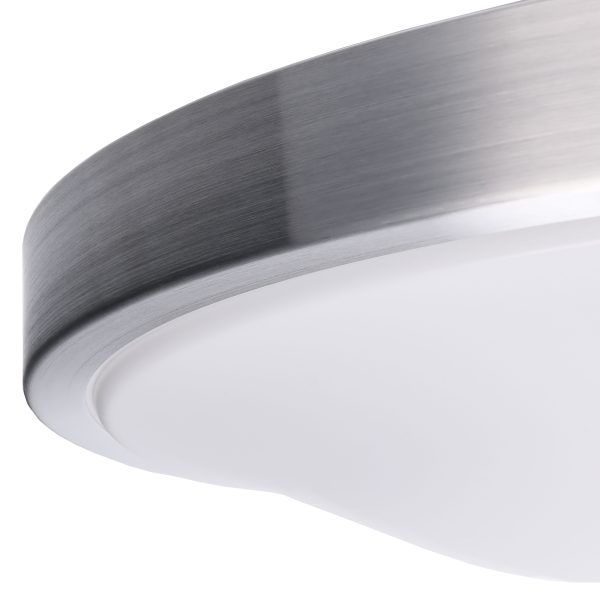 Contemporary Tempo LED Small Flush-mount Aluminum 3000K IP44