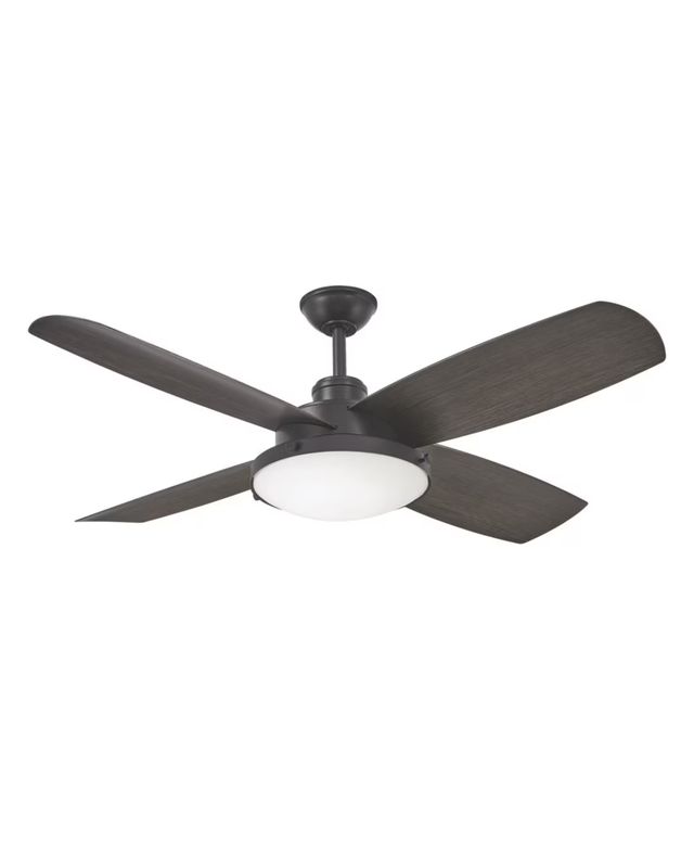 Sunhill 56" Indoor/Outdoor LED Ceiling Fan Sand Black
