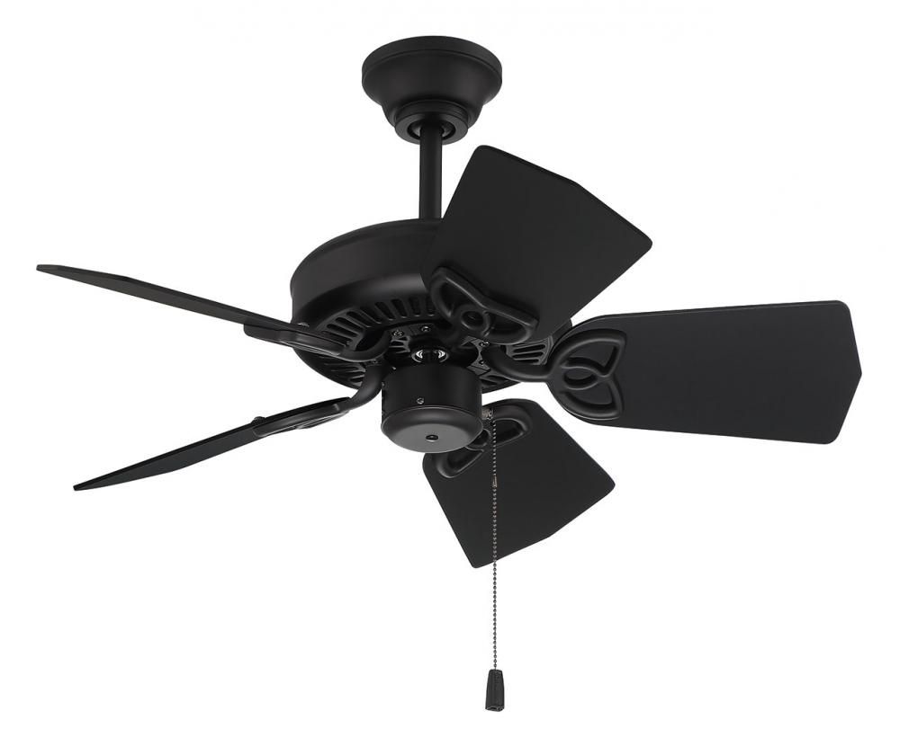 Piccolo 30" Indoor/Outdoor Ceiling Fan Flat Black