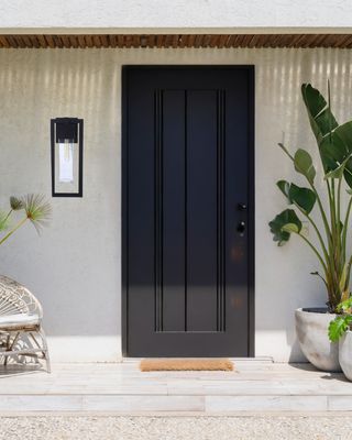 Perimeter 1-Light Outdoor Wall Light in Midnight