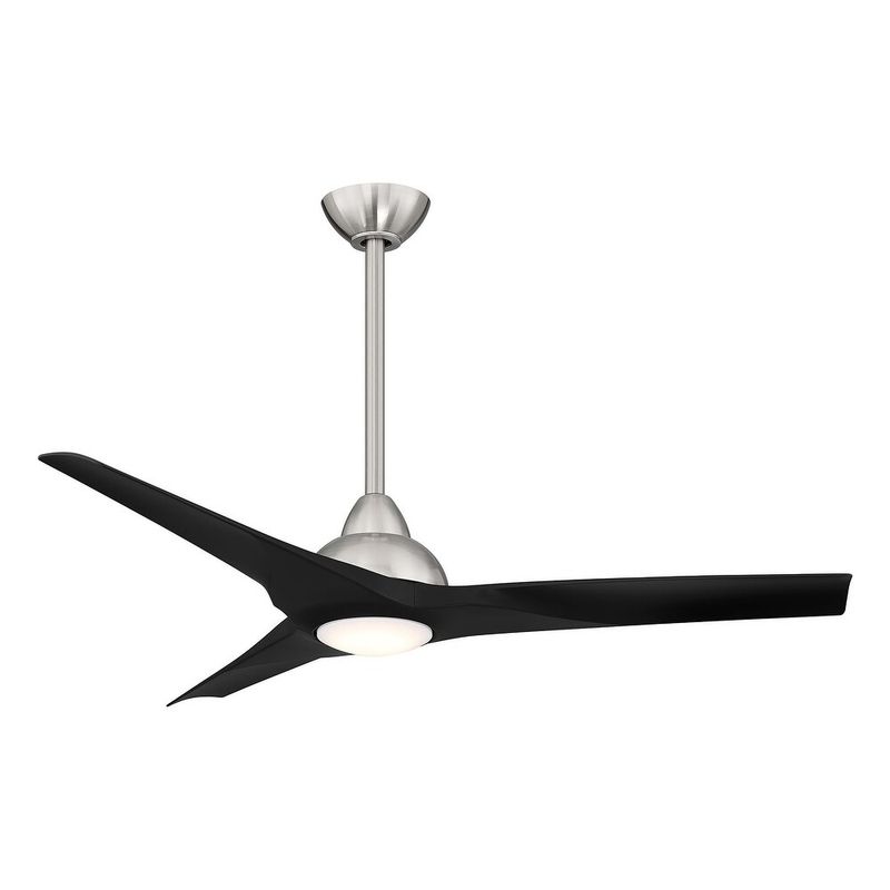 Trislander 52" LED Ceiling Fan Brushed Nickel with Coal Trislander 52" LED Ceiling Fan Brushed Nickel with Coal