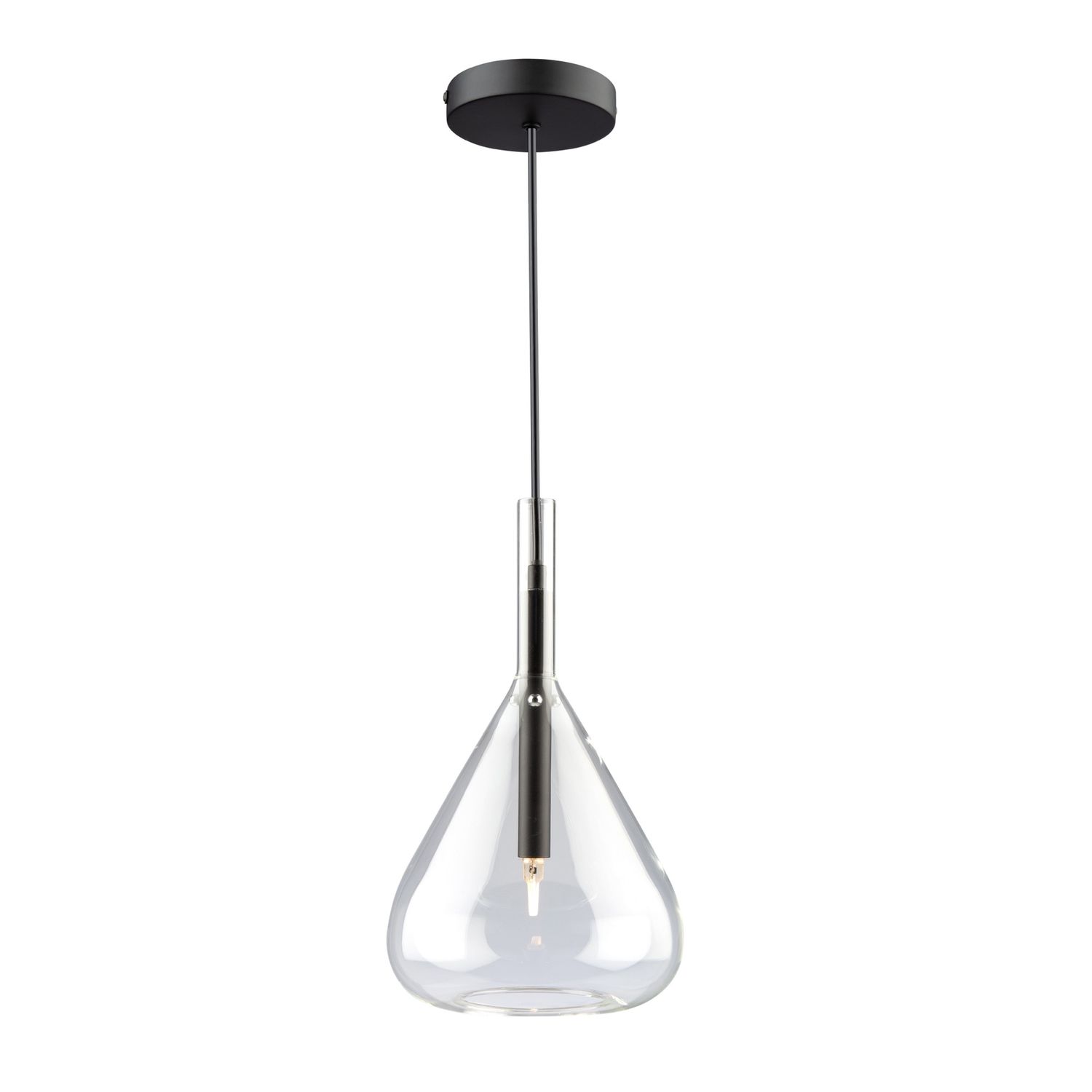 Conic 1-Light Pendant in Black