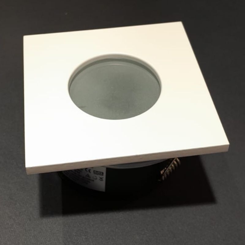 3" Square Downlight 1X50W White