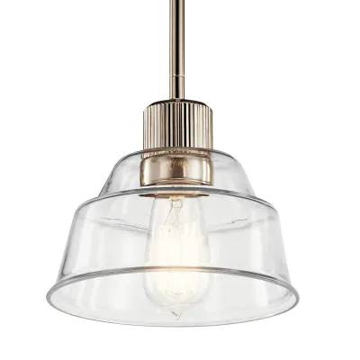 Eastmont 1-Light Pendant in Polished Nickel