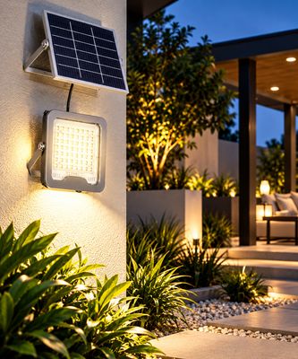 Solar LED Floodlight 6000k 9720Lm IP65