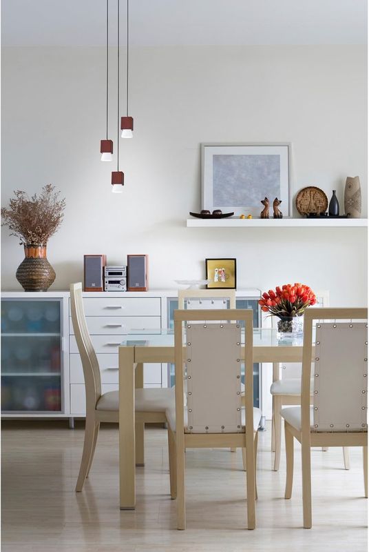 Burlington 2 Inch LED Mini Pendant Walnut Wood with Brushed Steel Hardware/Frosted Glass