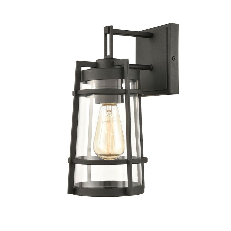 Crofton Small 1-Light Wall Sconce Charcoal