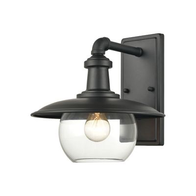 Jackson Small 1-Light Outdoor Wall Sconce Matte Black