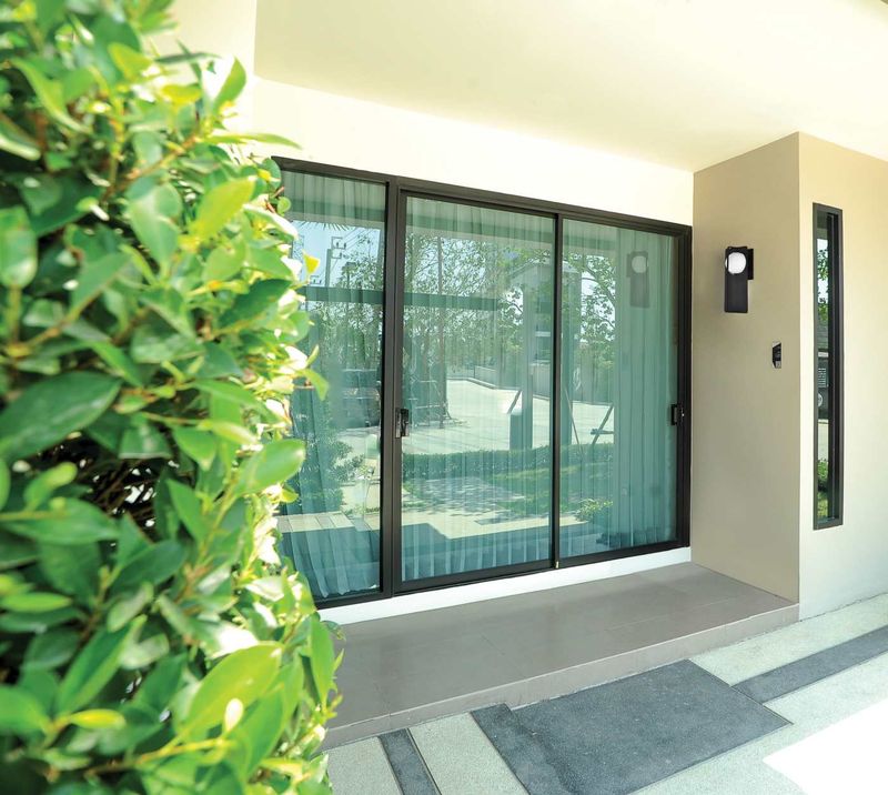 Cradle Outdoor LED Wall Lantern Matte Black with Opal Glass