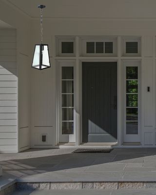 Modern 14" Outdoor Pendant Light