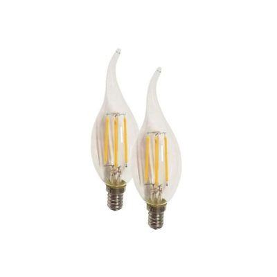 5W LED Filament E12 6500K Dimmable 2-Pack