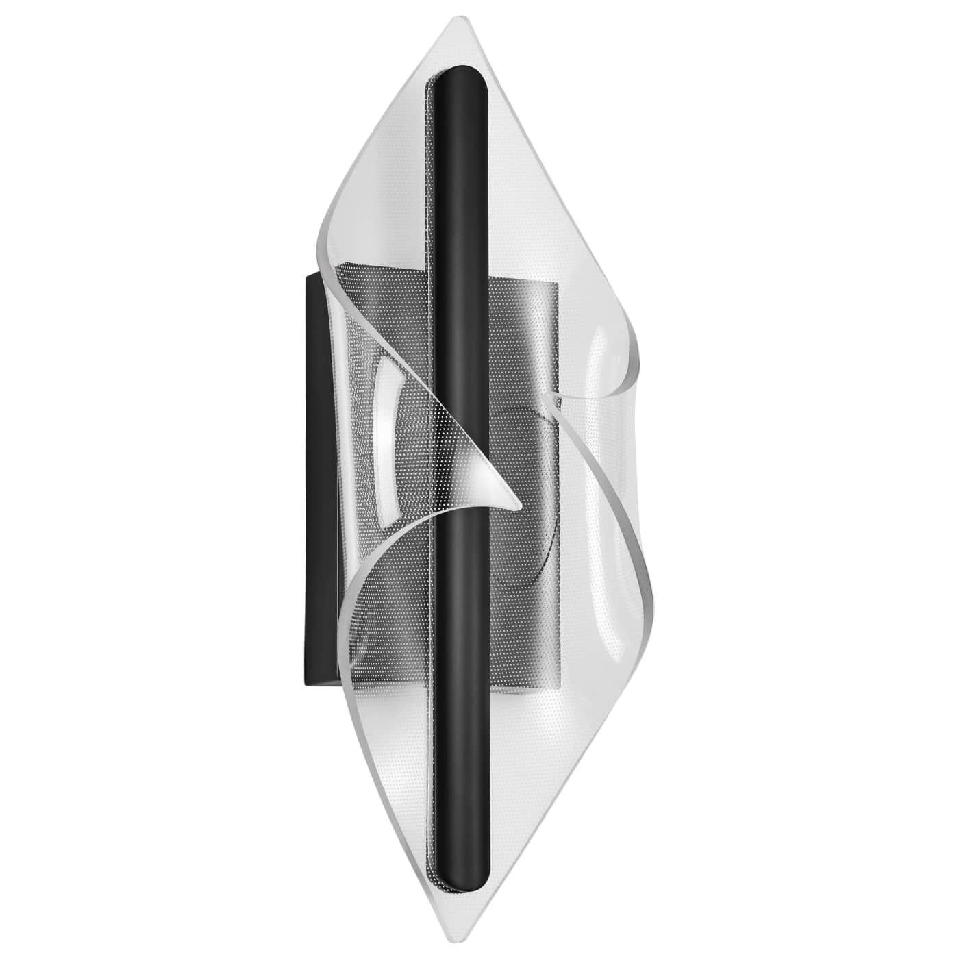 Geneva LED Small Wall Sconce Matte Black