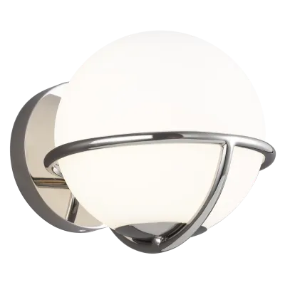 Apollo 1-LIght Wall Sconce Polished Nickel Apollo 1-LIght Wall Sconce Polished Nickel