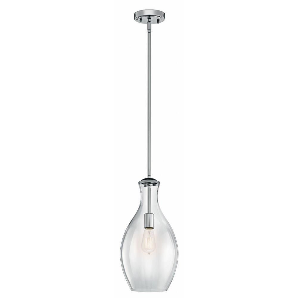 Modern/Contemporary Everly 1-Light Mini Pendant Chrome
