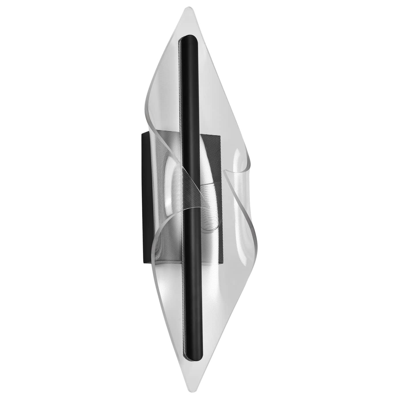 Geneva Large LED Wall Sconce Black