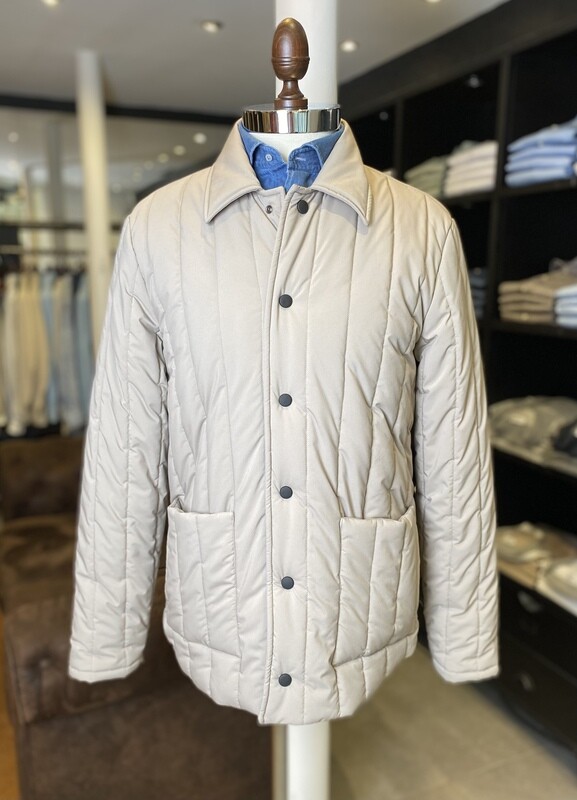 Veste matelassée ivoire