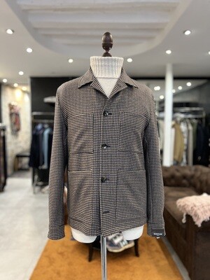 Veste à motif pied de poule