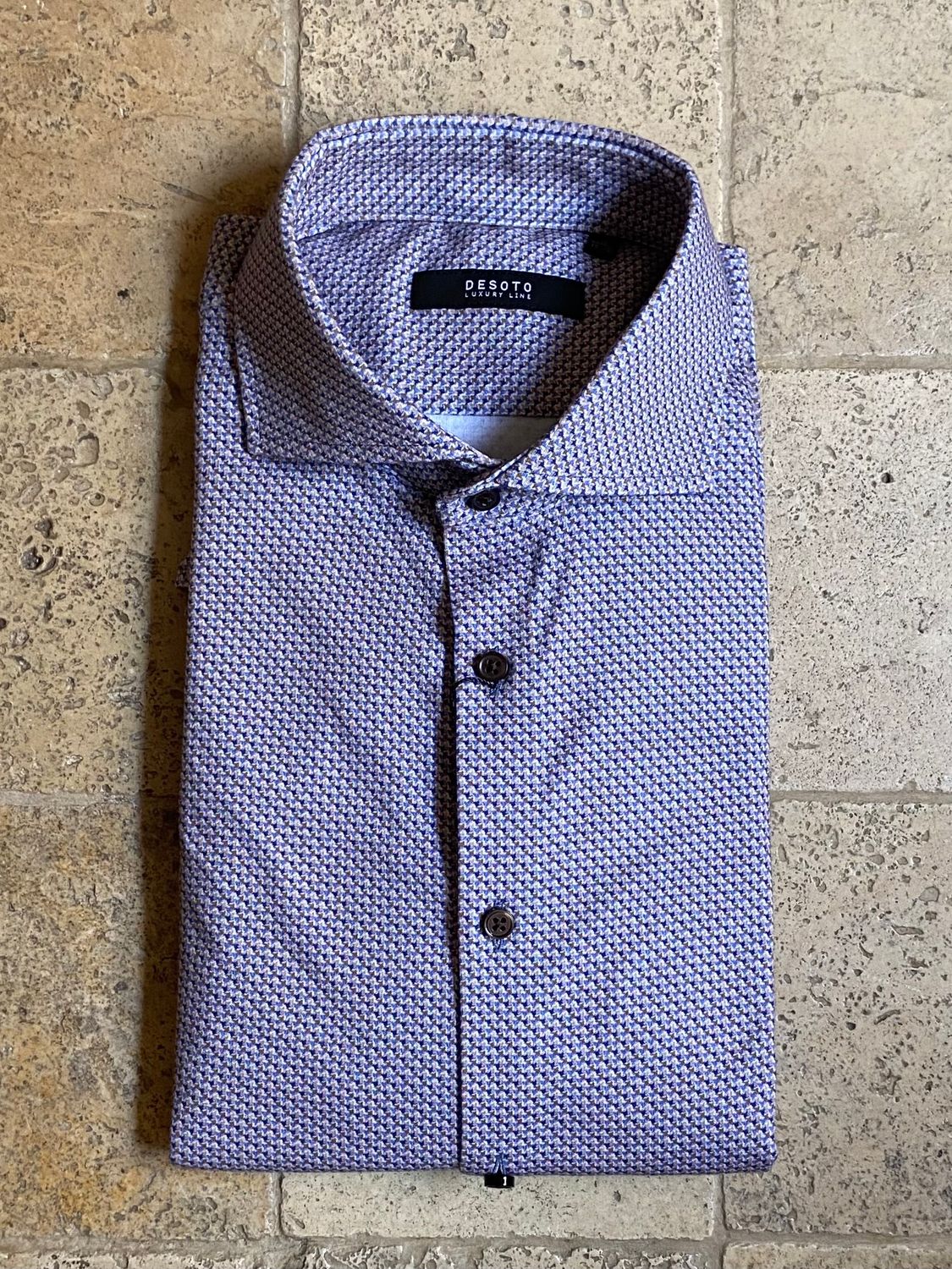 Chemise ajustée à motif en jersey.