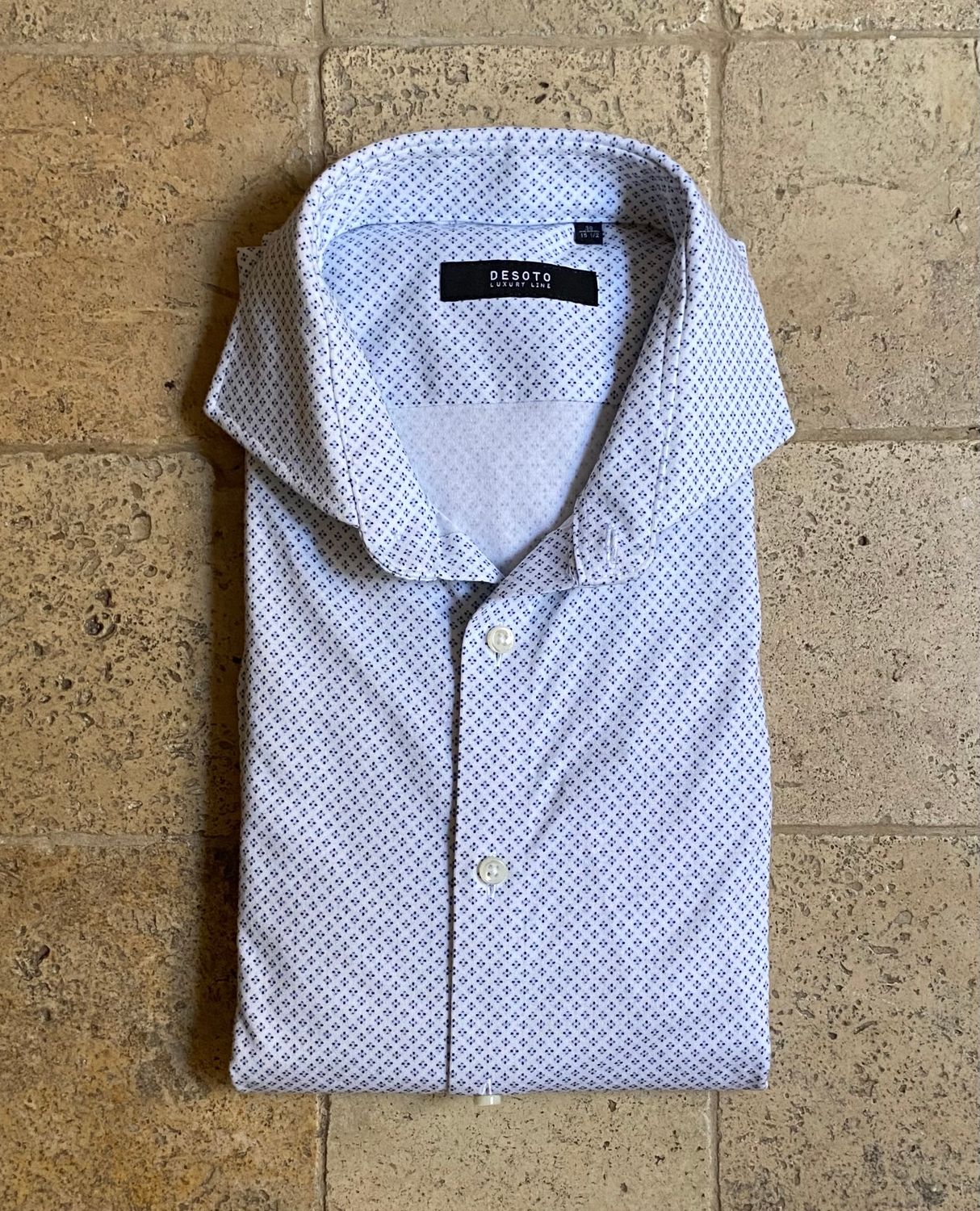 Chemise ajustée imprimée en jersey