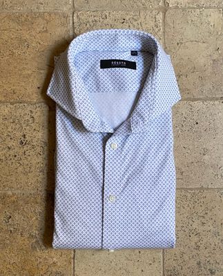 Chemise ajustée imprimée en jersey