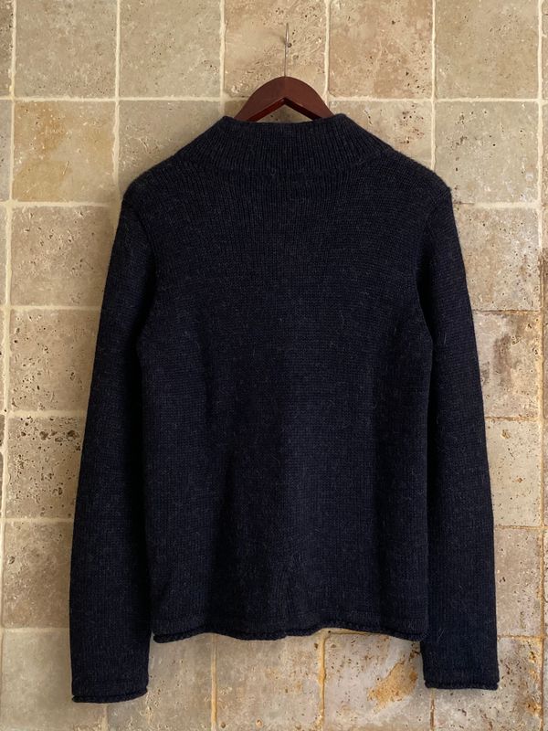 Gilet boutonné marine