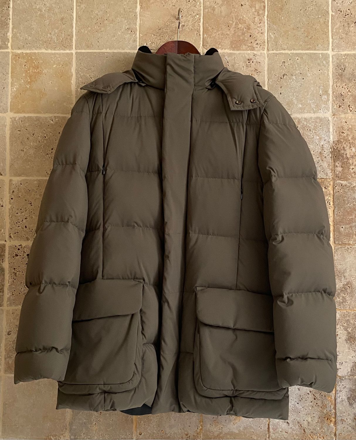 Parka matélassée kaki
