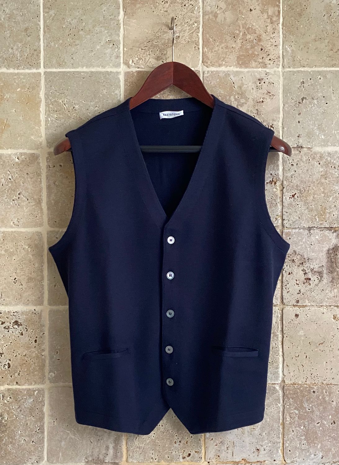 Gilet sans manche bleu marine