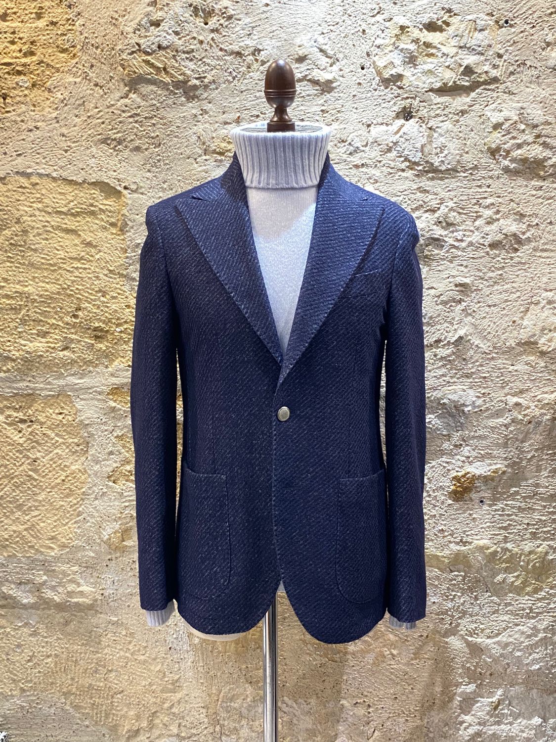 Veste Droite bleu