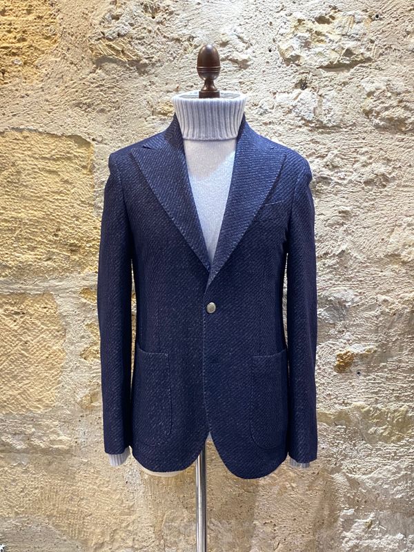 Veste Droite bleu