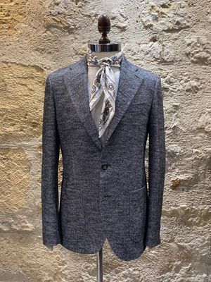 Veste coupe droite grise
