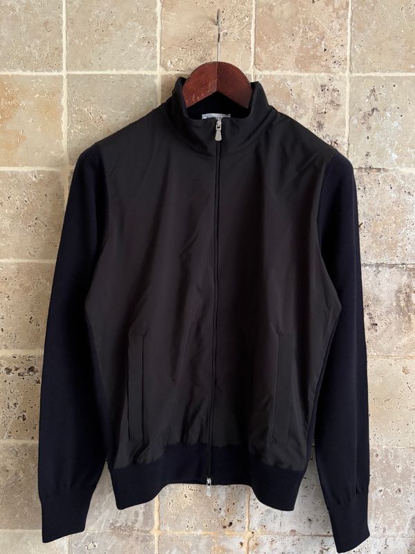 Gilet zippé bi-matière
