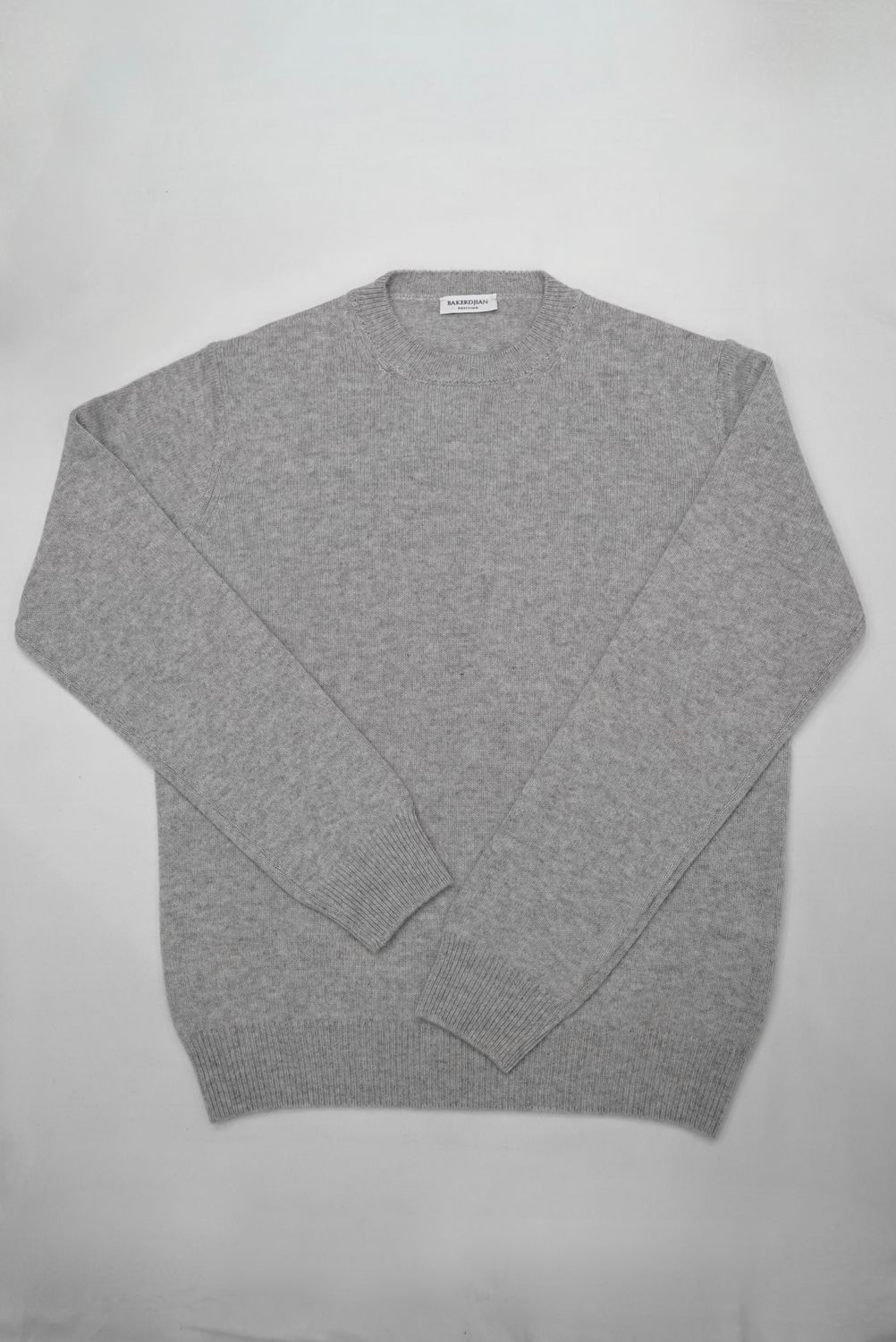 PULL COL ROND GRIS