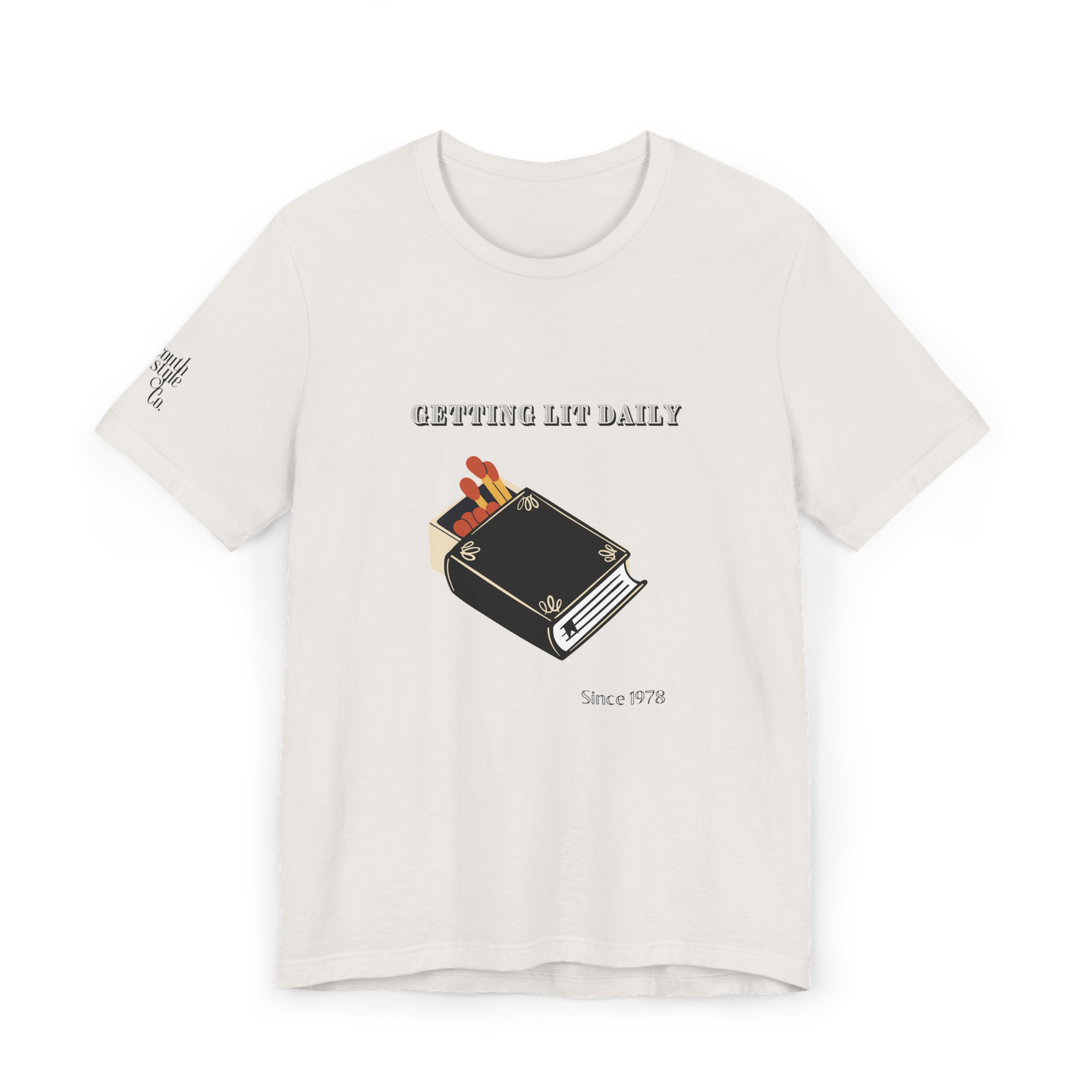 Getting Lit Unisex Short Sleeve Tee - Perfect Gift for Writers and Book Lovers