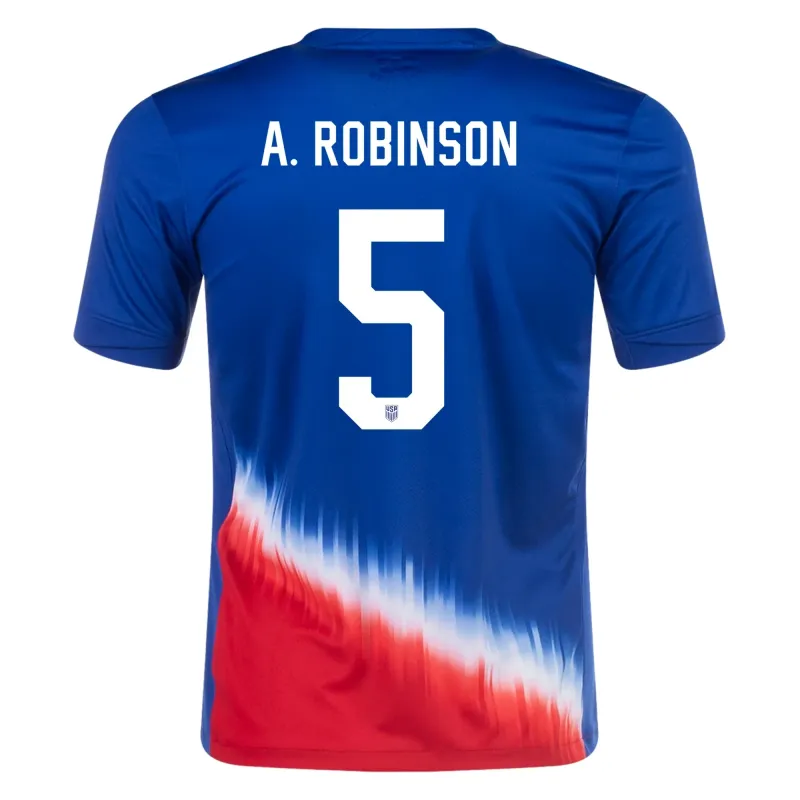 A. ROBINSON USMNT 24/25 Away Blue&RED Jersey