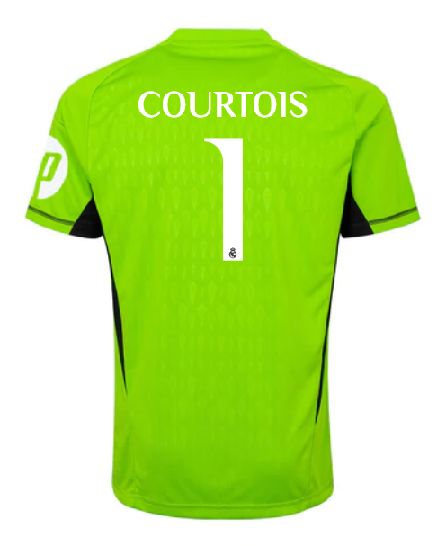 COURTOIS Real Madrid 23/24 Green Goalkeeper Jersey