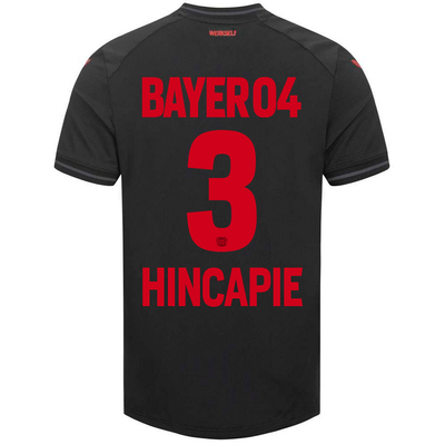 HINCAPIE #3 Bayer 04 Leverkusen 23/24 Home Soccer Jersey for Men