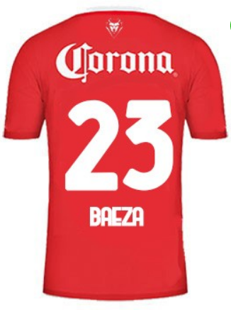 Toluca 23/24 Home Soccer Jersey BAEZA 23