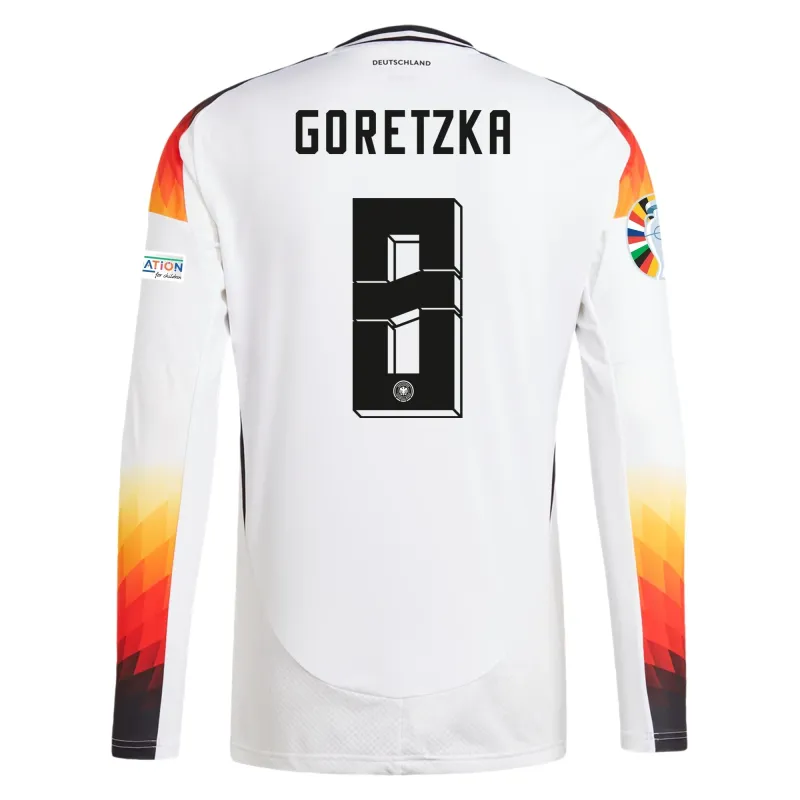 Germany 24/25 Home Jersey Long Sleeve for Men Leon Goretzka