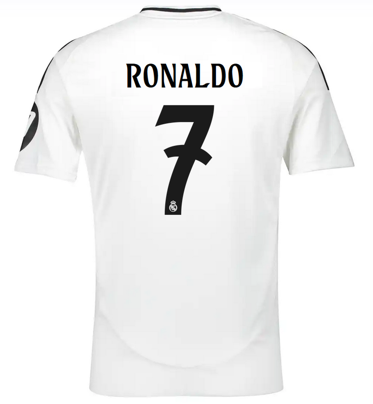 Real Madrid 24/25 Home Soccer Jersey RONALDO #7