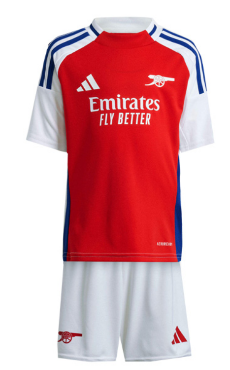 Arsenal Home 24/25 Kids Soccer Kit