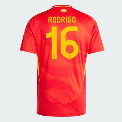 Spain 24/25 Home Jersey For Men RODRIGO